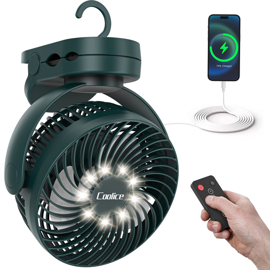 Ceiling Clip Fan Black product photo